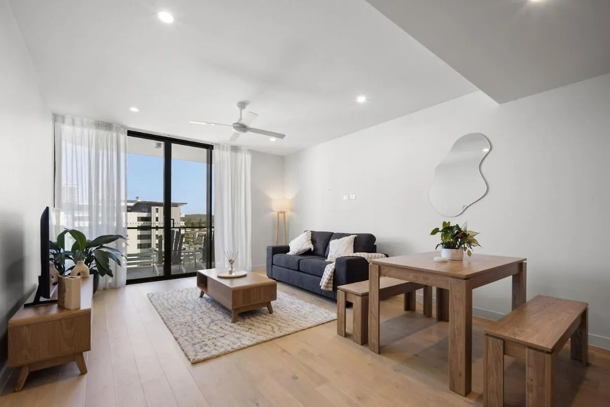 Modern Beachside Oasis 1Br Apartment Free Wi-Fi 黄金海岸